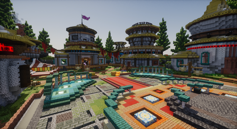 Sylvaris Spawn - tropical Minecraft spawn, screenshot 11
