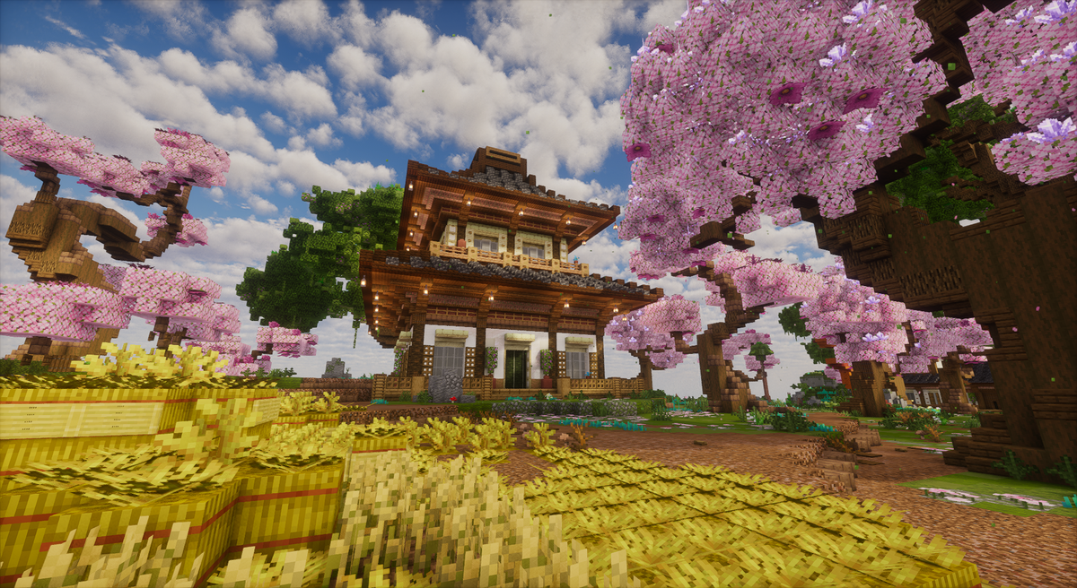 Empire of Kaizora — Japanese Minecraft spawn, screenshot 3