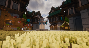 Azurecrest Kingdom Spawn — Medieval Minecraft spawn, screenshot 10