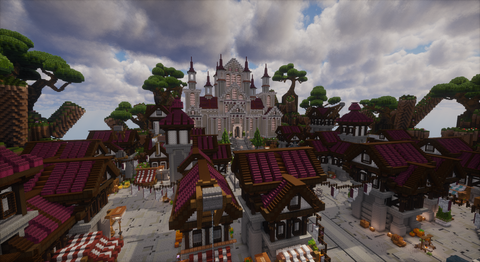 Crimson Royale Spawn — Medieval Minecraft spawn, screenshot 10