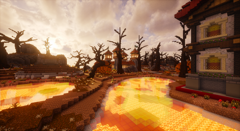 Halloween Crimsonvale Lifesteal Warzone - Halloween lifesteal Minecraft spawn with warzone, screenshot 12