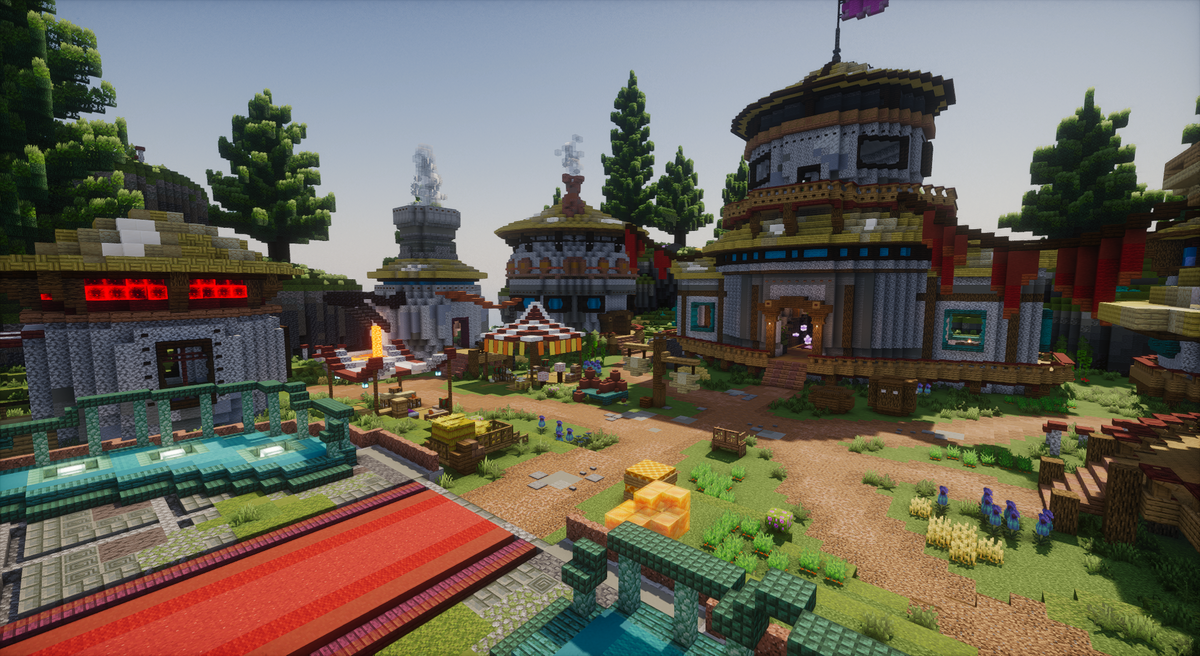 Sylvaris Spawn - tropical Minecraft spawn, screenshot 12