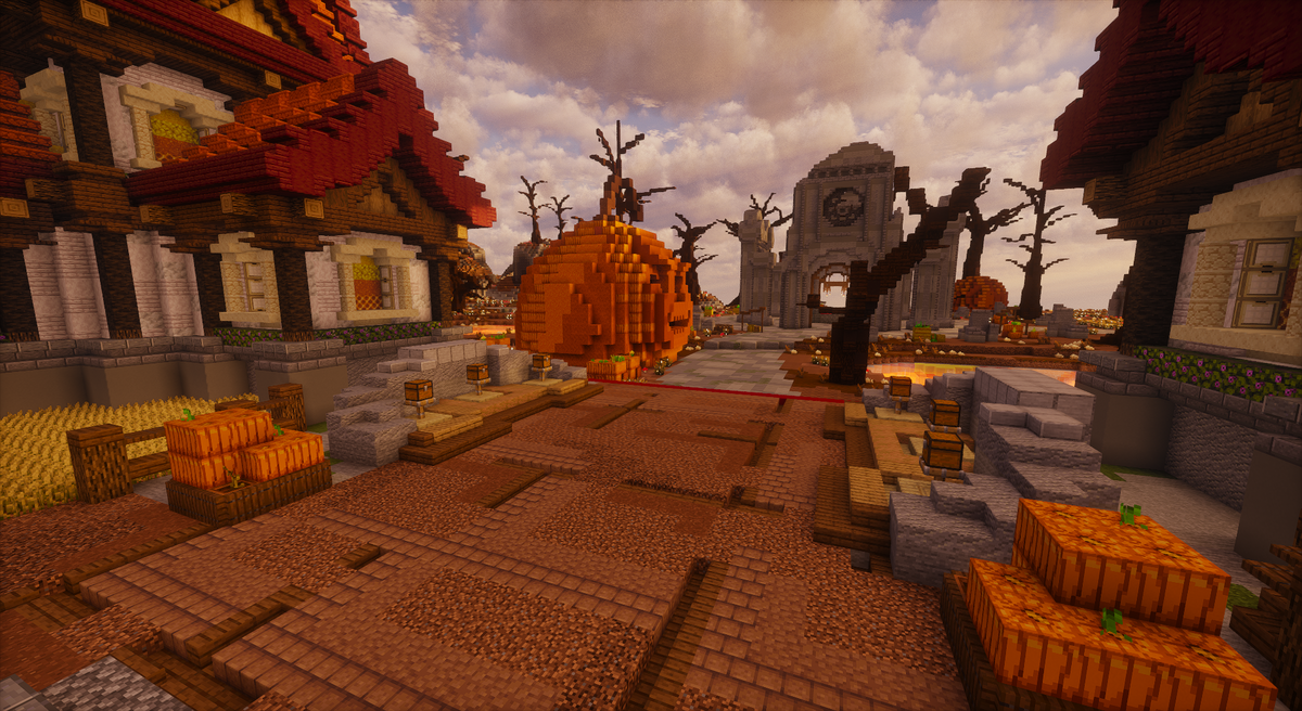 Halloween Crimsonvale Lifesteal Warzone - Halloween lifesteal Minecraft spawn with warzone, screenshot 13