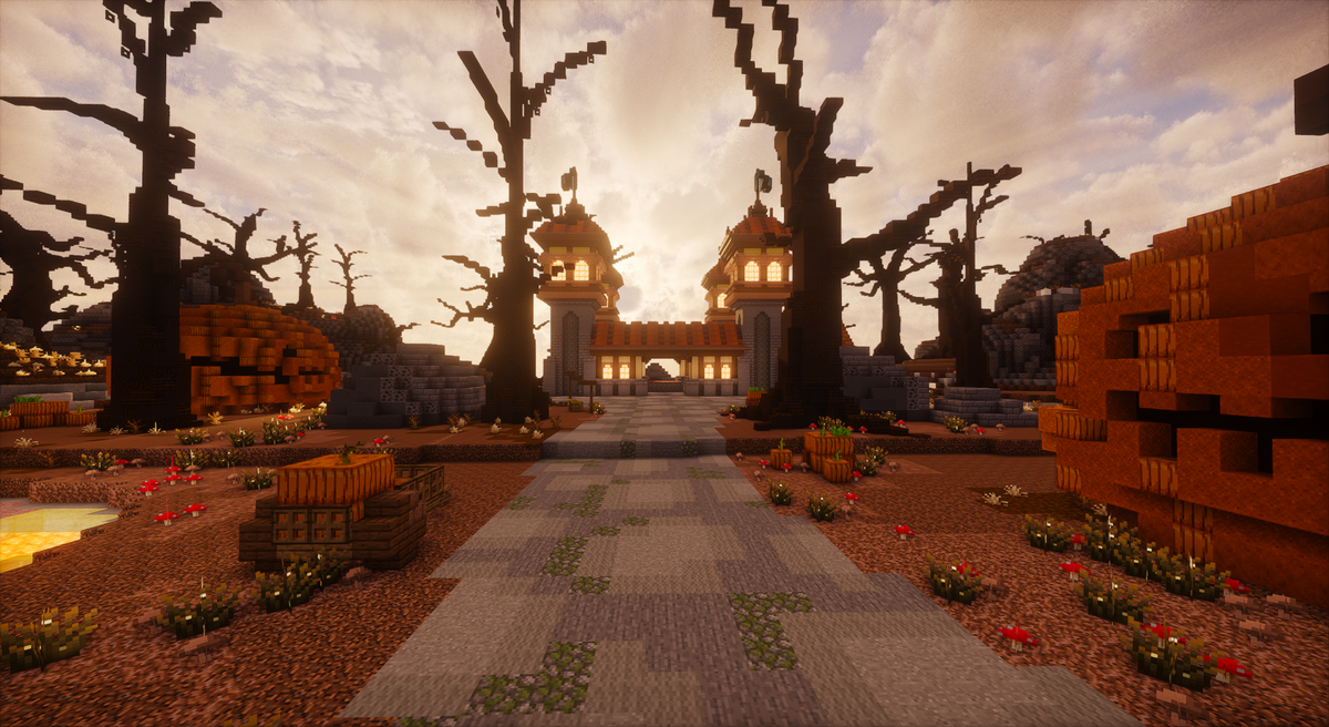 Halloween Crimsonvale Lifesteal Warzone - Halloween lifesteal Minecraft spawn with warzone, screenshot 14