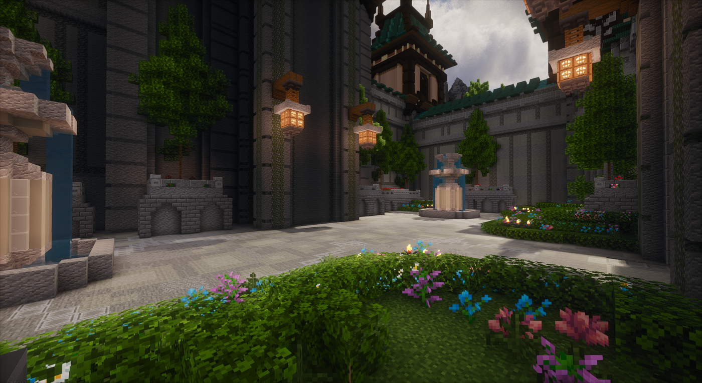 Azurecrest Kingdom Spawn — Medieval Minecraft spawn, screenshot 14