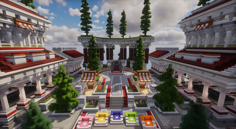 Olympus Hub — Greek Minecraft lobby, screenshot 2