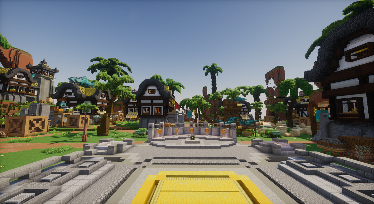 Cute Tropical Spawn — Minecraft spawn, screenshot 11