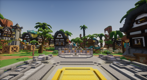 Cute Tropical Spawn — Minecraft spawn, screenshot 11