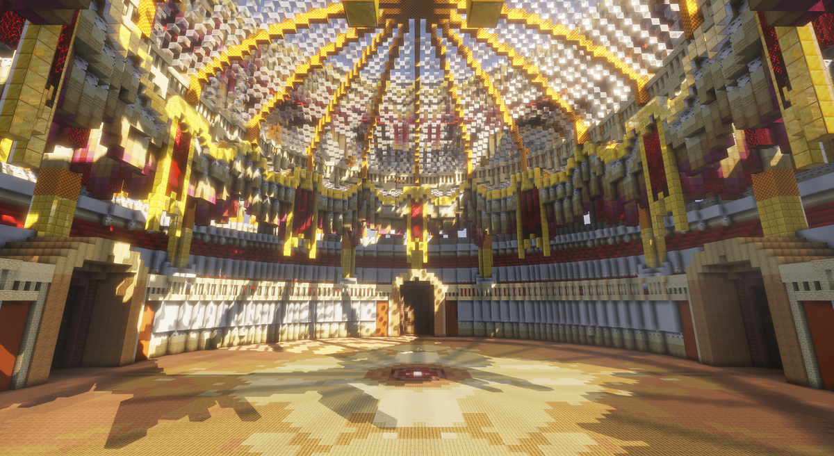 Tiny Royal Coliseum — Medieval Minecraft coliseum, screenshot 1