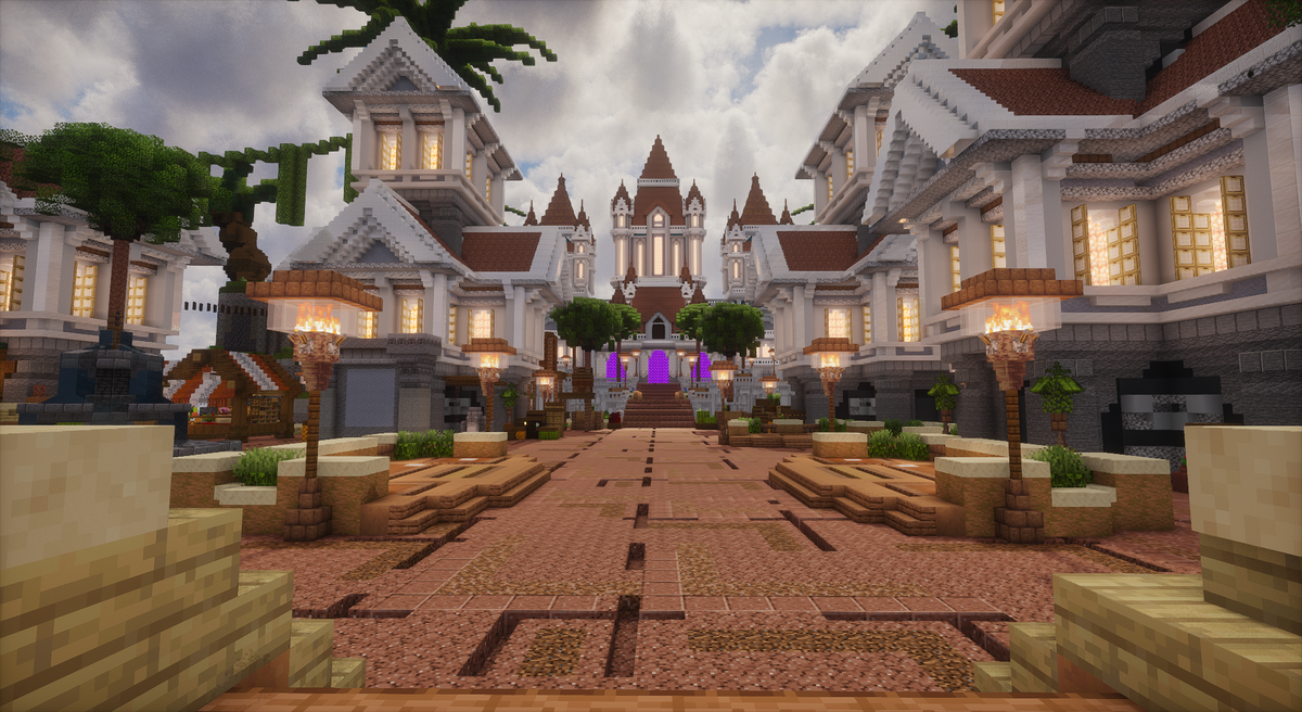Tropical Royal Lobby — Tropical Minecraft lobby, screenshot 1
