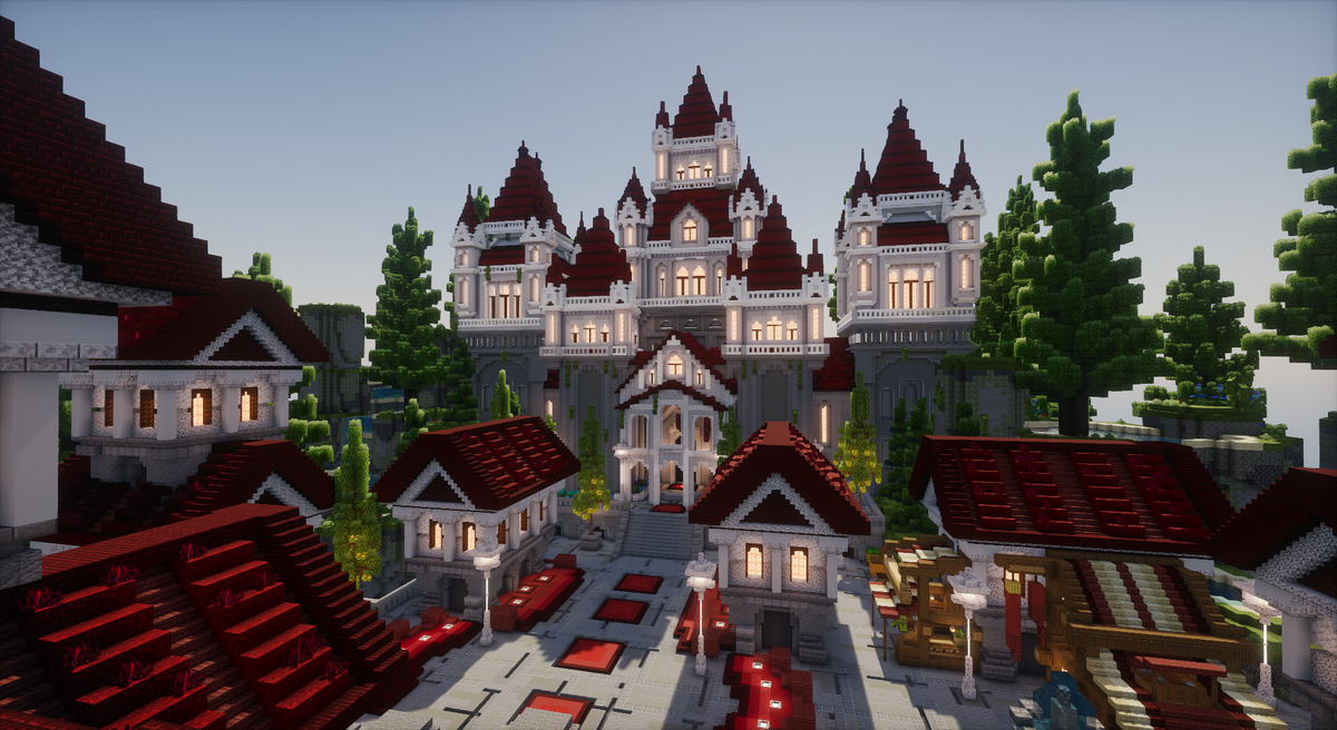 Crownpoint Keep Lobby — Medieval Minecraft lobby, screenshot 1