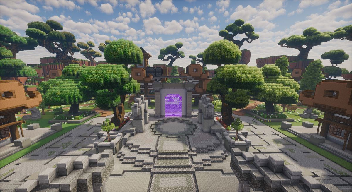 Kingsvale Kingdom — Medieval Minecraft kingdom spawn, screenshot 2