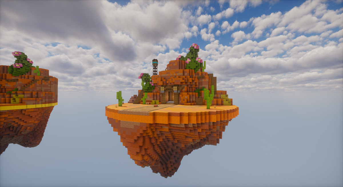 Mesa BedWars — Minecraft bedwars map, screenshot 1