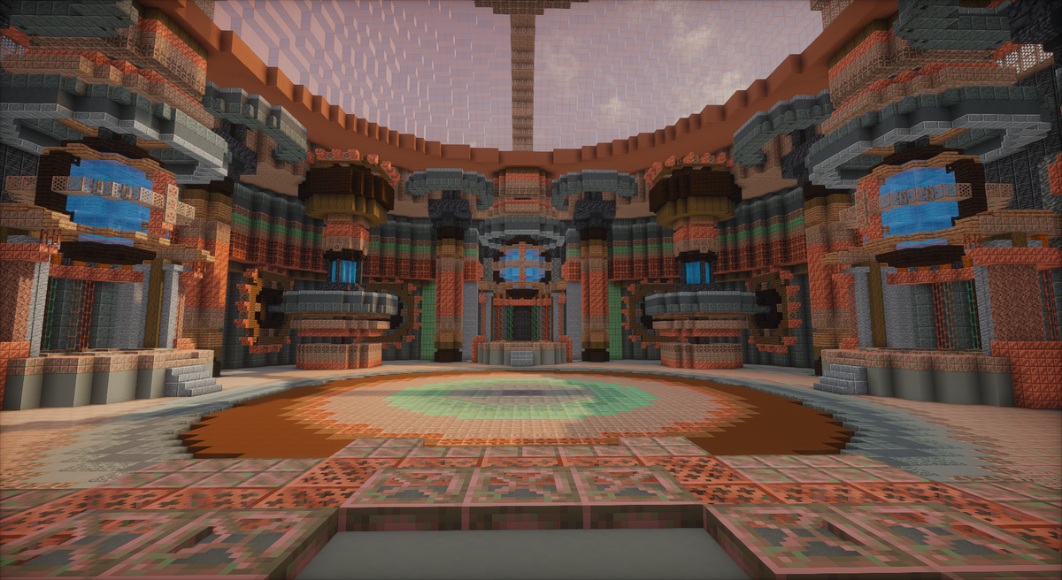 Steampunk Boss Room — Minecraft boss room, screenshot 1