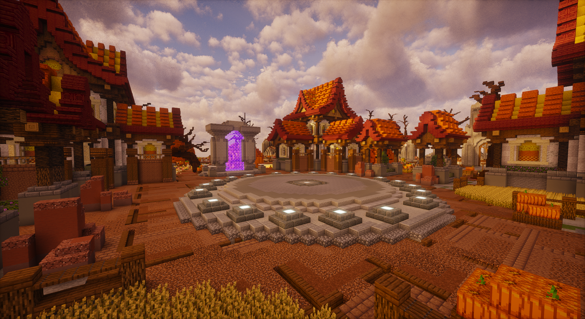 Halloween Crimsonvale Lifesteal Warzone — Minecraft warzone, screenshot 1