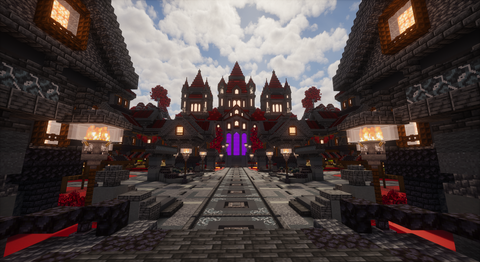 Ashen Throne Spawn — Nether Minecraft spawn, screenshot 1