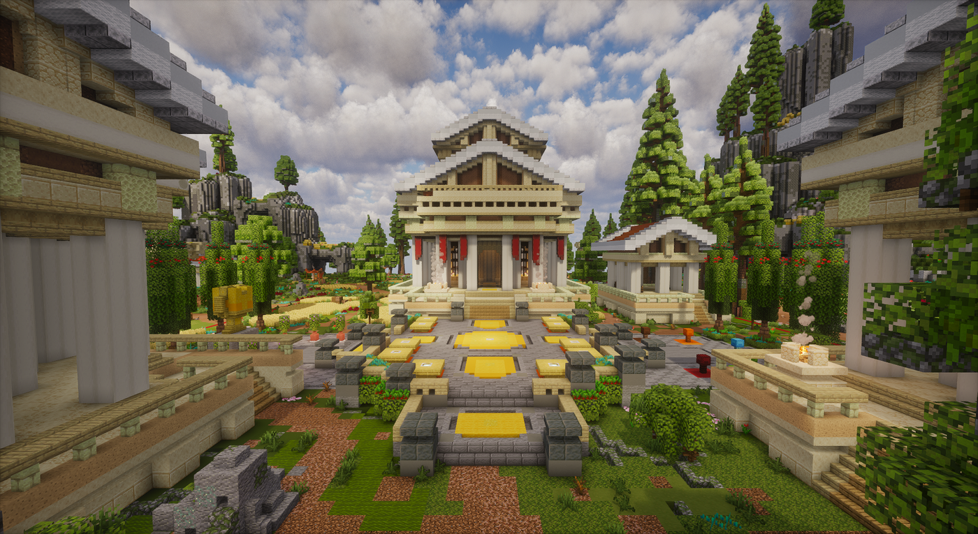 Greek Spawn with Warzone — Greek Minecraft spawn, screenshot 1