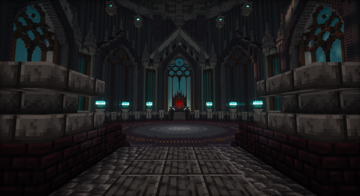 Gothic Boss Room — Minecraft boss room, screenshot 1