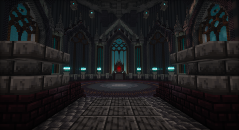 Gothic Boss Room — Minecraft boss room, screenshot 1
