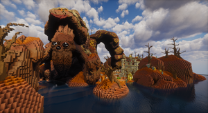 Mesa PvP Arena — Mesa Minecraft pvp arena, screenshot 1
