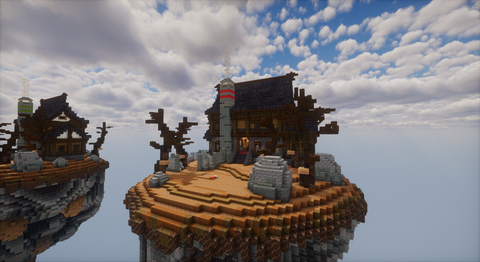 Graveyard BedWars — Dark Fantasy Minecraft bedwars map, screenshot 1
