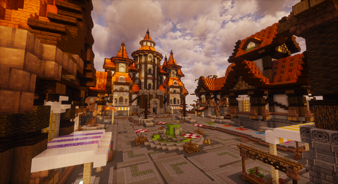Halloween Medieval Fantasy Spawn — Minecraft spawn, screenshot 1