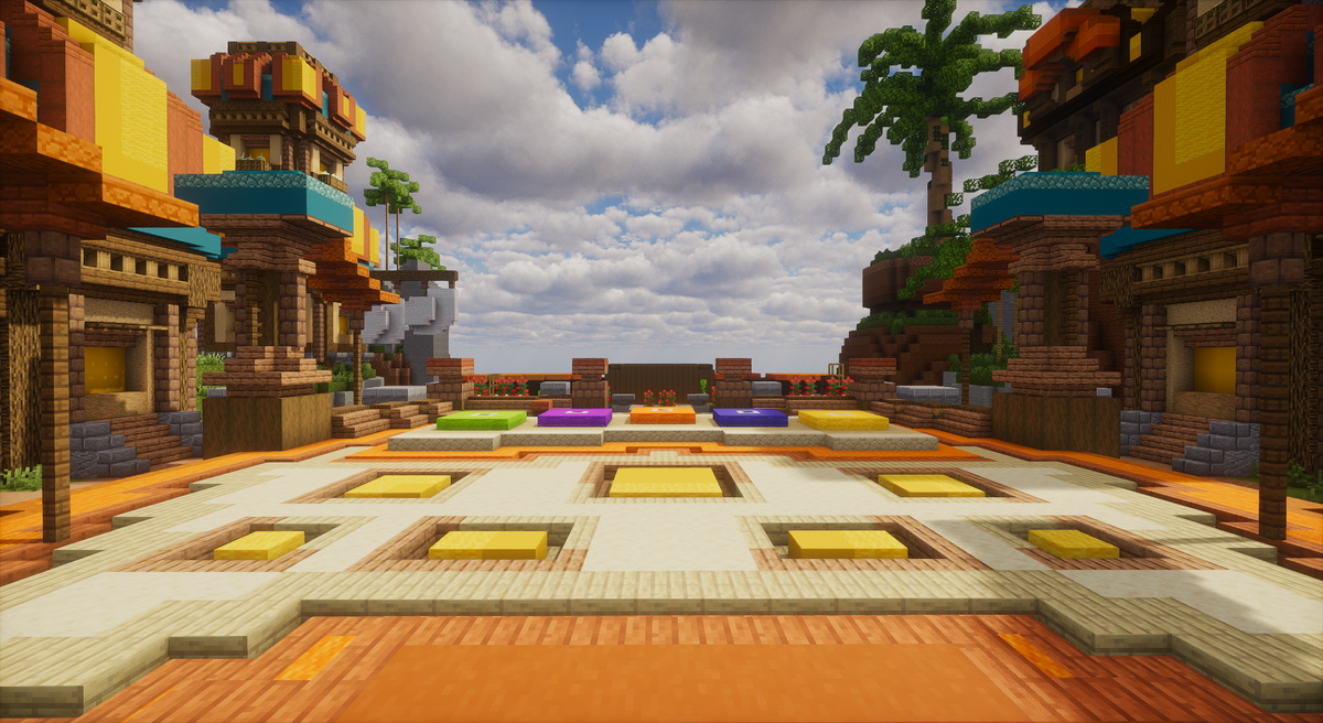 Golden Tide Spawn — Tropical Minecraft spawn, screenshot 1