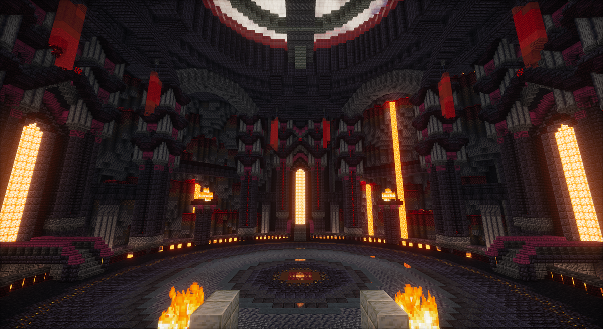 Infernal Boss Room — Nether Minecraft boss room, screenshot 2