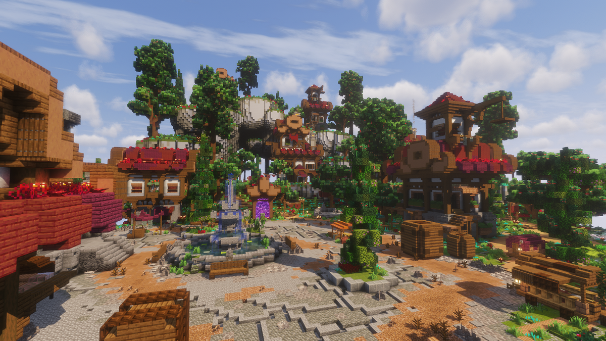 Tiny Fantasy Spawn — Minecraft spawn, screenshot 1