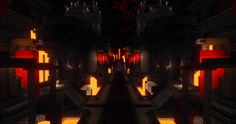 Nether Dungeon - nether Minecraft dungeon, screenshot 3