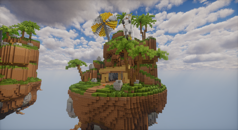 Tropical BedWars — Minecraft bedwars map, screenshot 1