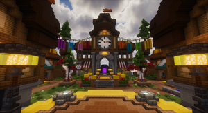 Clockhaven Spawn — Clockwork Minecraft spawn, screenshot 1