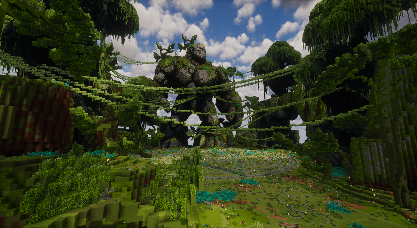 Jungle Boss Arena — Jungle Minecraft boss arena, screenshot 1
