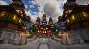 Colorful Haven Lobby — Minecraft lobby, screenshot 1