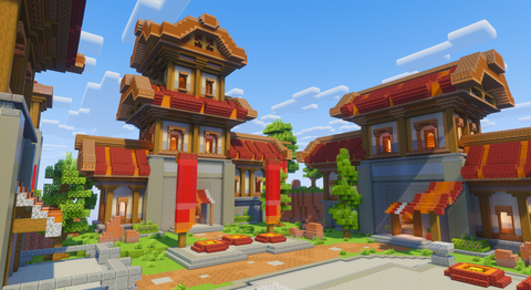 Red Medieval Lobby