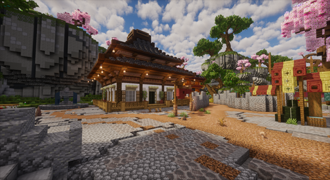Empire of Kaizora — Japanese Minecraft spawn, screenshot 11