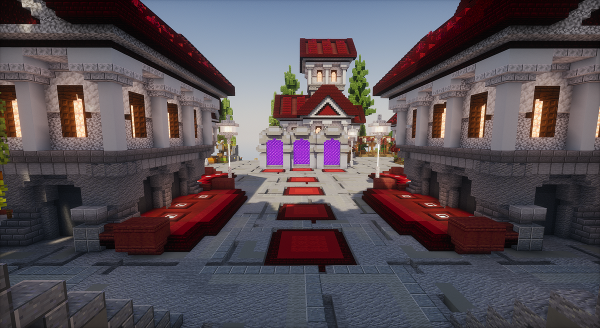 Crownpoint Keep Lobby - royal medieval Minecraft lobby, screenshot 3