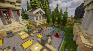 Greek Spawn with Warzone — Greek Minecraft spawn, screenshot 2