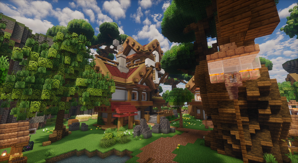 Ravenwood Spawn — Medieval Minecraft spawn, screenshot 3