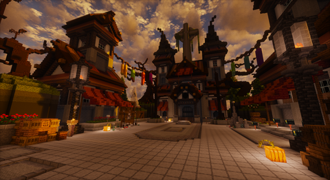 Simple Halloween Lobby — Minecraft lobby, screenshot 2