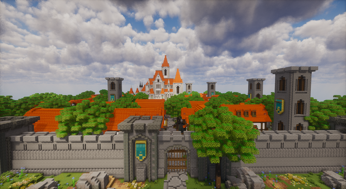 Solaria Realm — Medieval Minecraft spawn, screenshot 2