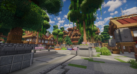 Verdantia Hub — Medieval Minecraft lobby, screenshot 2