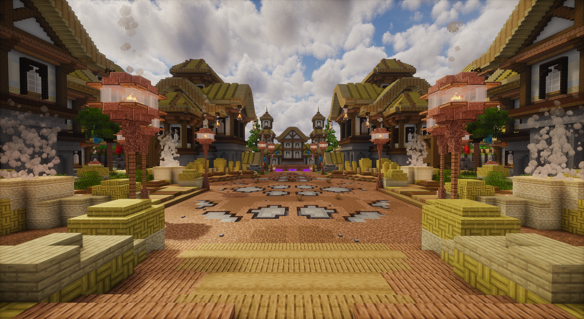 Golden Village Spawn — Minecraft spawn, screenshot 2