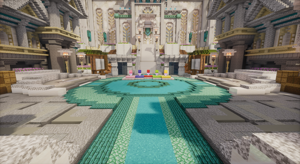 Warped Royale Spawn — Medieval Minecraft spawn, screenshot 2