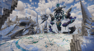 Winter Boss Arena — Winter Minecraft boss arena, screenshot 2