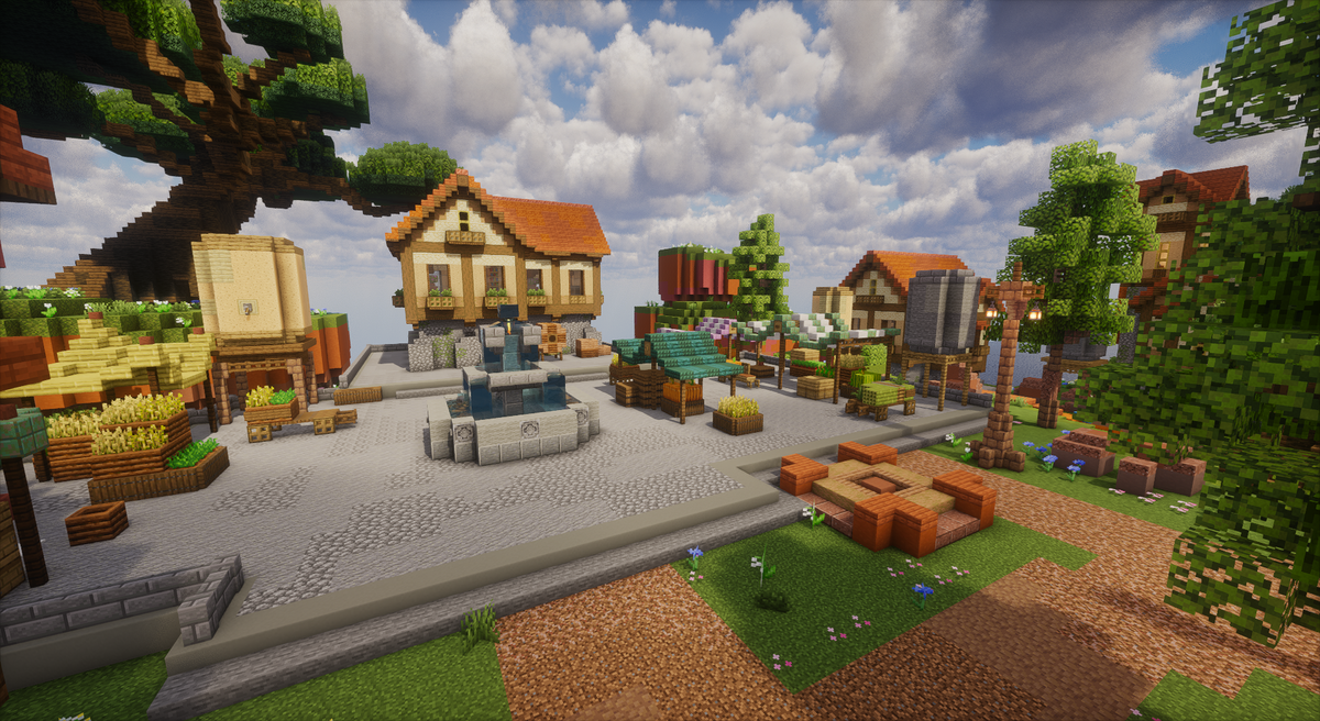Sunhaven Isles — Minecraft spawn, screenshot 2