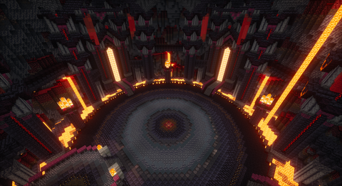 Infernal Boss Room — Nether Minecraft boss room, screenshot 1