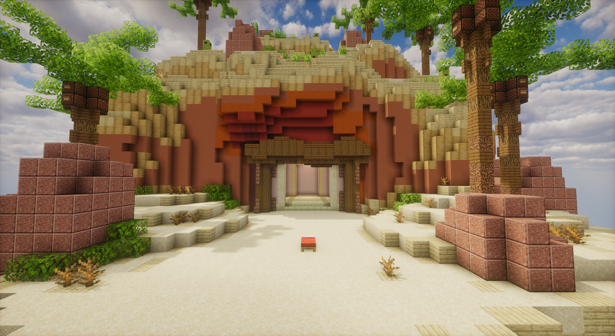 Desert BedWars — Minecraft bedwars map, screenshot 1