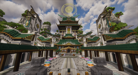 Jade Ascension Lobby — Japanese Minecraft lobby, screenshot 2