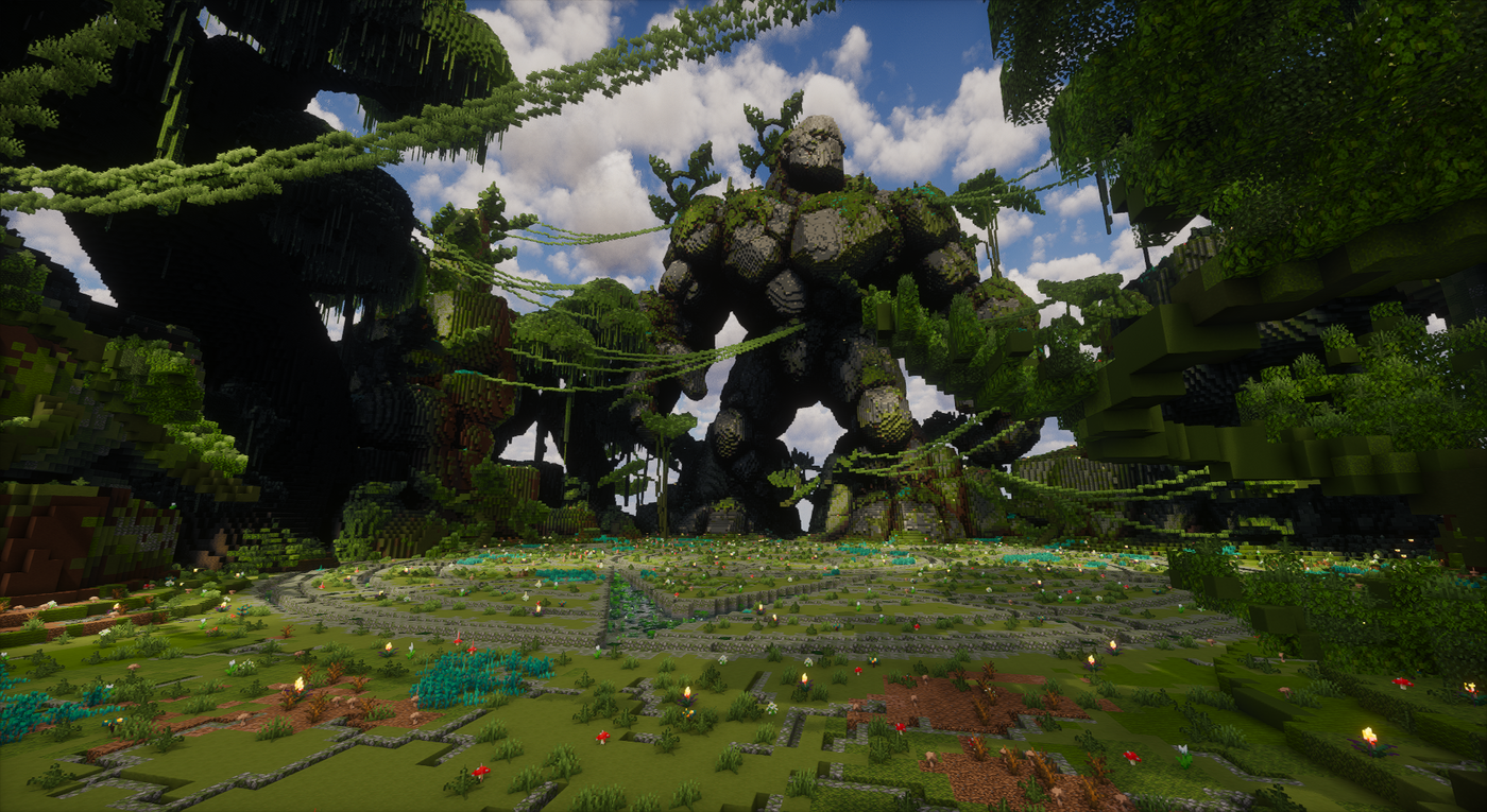 Jungle Boss Arena — Jungle Minecraft boss arena, screenshot 2